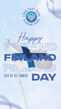 Simple Finland Indepence Day Instagram Reel Image Preview