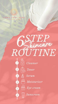 6-Step Skincare Routine Instagram Story