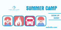 Summer Camp Registration Twitter Post