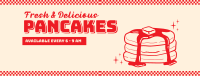 Retro Pancakes Facebook Cover Design