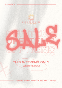 Urban Weekend Sale Poster