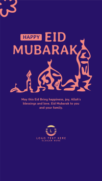 Liquid Eid Mubarak Instagram Story