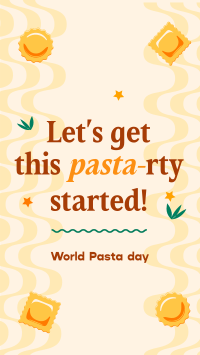 World Pasta Greeting Facebook Story