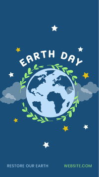 Restore Earth Day Facebook Story