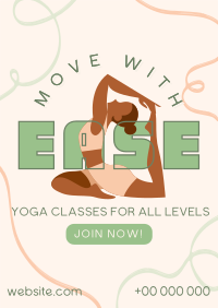 Simple Yoga Class  Flyer