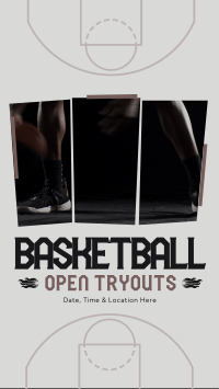 Basketball Ongoing Tryouts Instagram Reel