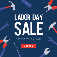 Labor Day Sale Instagram Post Design