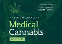 Medical Cannabis Postcard Image Preview