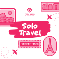 Stickers Solo Traveler Instagram Post Image Preview