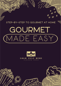 Gourmet Food Vlog Flyer