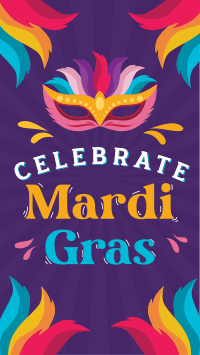 Celebrate Mardi Gras Instagram Reel Image Preview