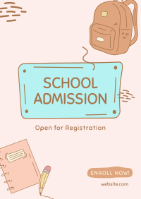 Kiddie School Admission Poster