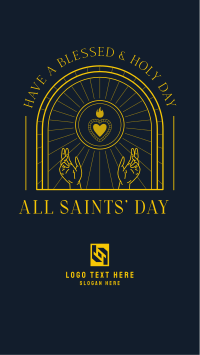 Holy Sacred Heart Facebook Story Design