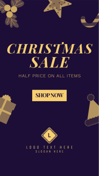 Cute Christmas Sale Facebook Story