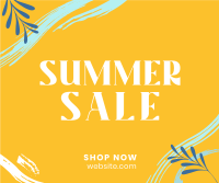 Tropical Summer Sale Facebook Post