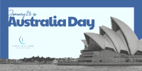 Vintage Australia Day Twitter Post