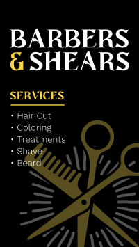 Barbers & Shears Facebook Story