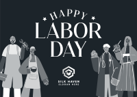 Celebrating our Workers! Postcard Image Preview