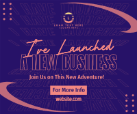 Modern Launch Business Facebook Post