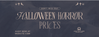 Vintage Halloween Sale Facebook Cover