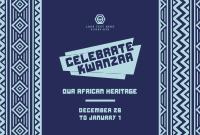 Celebrate Kwanzaa Heritage Pinterest Cover