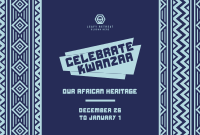 Celebrate Kwanzaa Heritage Pinterest Cover Image Preview