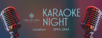 Karaoke Night Bar Facebook Cover Design