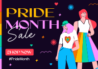 Pride Month Sale Postcard