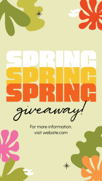 Spring Giveaway Instagram Story