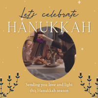 Hanukkah Instagram Post example 3