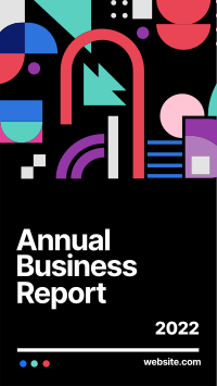 Annual Business Report Bauhaus Instagram Story