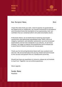 Modern Business Pattern Letterhead