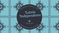 Traditional Latvia Independence Facebook Event Cover