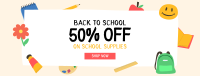 Back to School Discount Facebook Cover