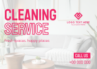 Commercial Office Cleaning Service Postcard
