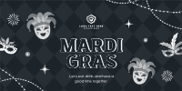 Mardi Gras Masquerade Twitter Post