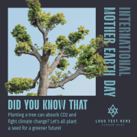 Earth Day Tree Planting Instagram Post Design