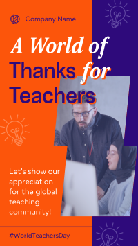 Modern Teachers Day Facebook Story