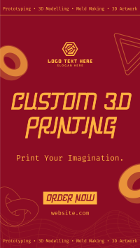 Agnostic Custom 3D Print Instagram Reel Design