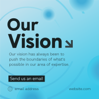 Corporate Our Vision Instagram Post Design