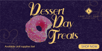 Simple Dessert Day Promo Twitter Post