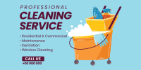 Cleaning Professionals Twitter Post