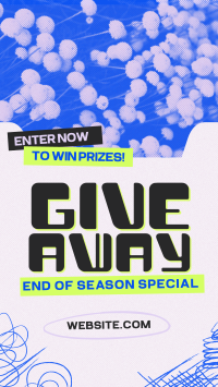 Giveaway Season Grunge Instagram Reel Image Preview