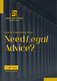 Legal Consultant Poster