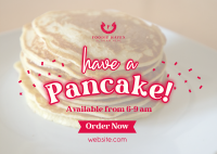 Have a Pancake Postcard Image Preview