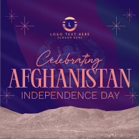 Afghanistan Independence Day Instagram Post Design