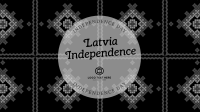 Traditional Latvia Independence Animation