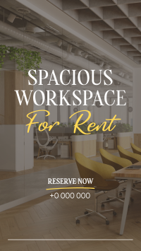 Spacious Space Rental Instagram Reel Image Preview