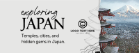 Exploring Japan Facebook Cover Design