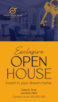 Elegant Open House TikTok Video